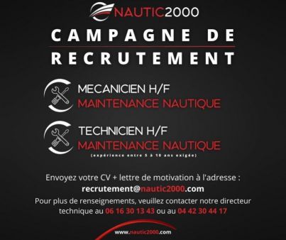 CAMPAGNE DE RECRUTEMENT NAUTIC 2000