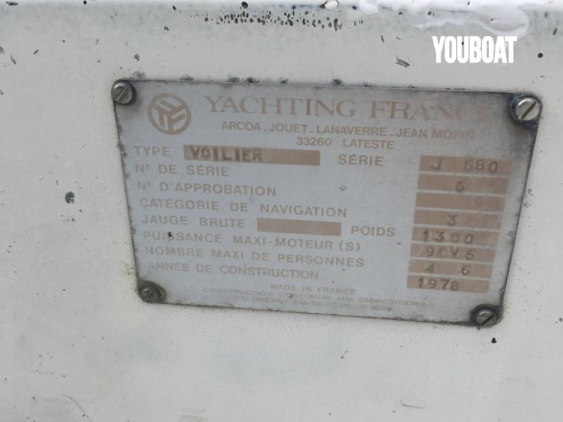 yachting france jouet 680 occasion de 1979  2 800  u20ac ttc