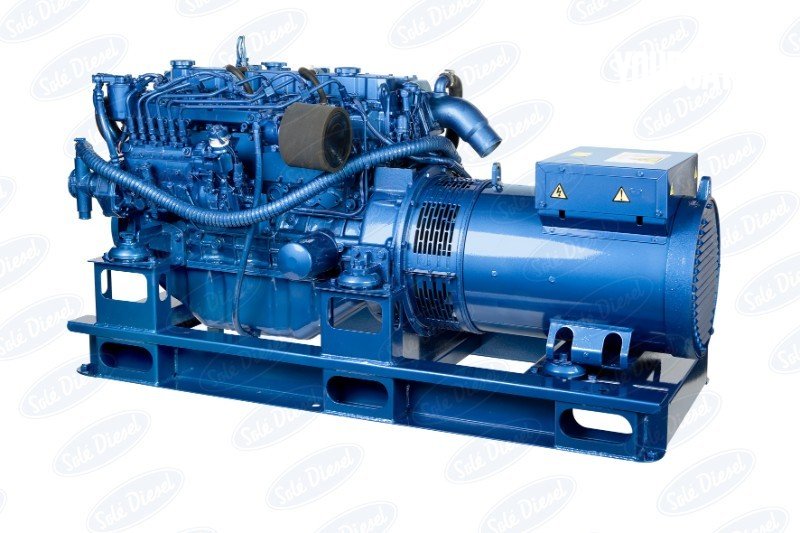 Sole NEW 29GSC 28.4kVA 12V230V Mini 74 Marine Diesel Generator