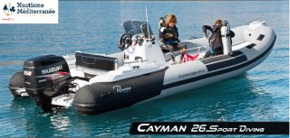 achat pneumatique Ranieri Cayman 26 Sport Diving