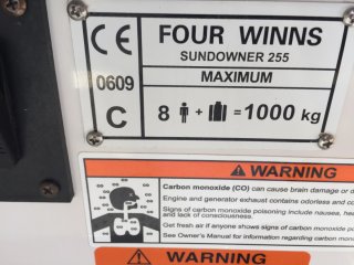 Four Winns Sundowner 255 � vendre - Photo 33