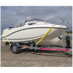 Remorque bateau à moteur, Simple Essieu Satellite MX075 5.50m Remorque bateau multirouleaux � vendre - Photo 7