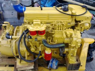 Lister 1992 Yr CS4 (FORD 2722E) 72hp Marine Diesel Engine Package used
