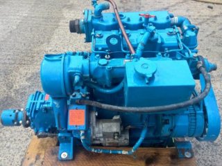 Lister LPW3 29hp Keel Cooled Marine Diesel Engine Under 250Hr From New used